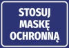 Information Sticker Wear A Protective Mask