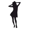 Dancing Woman 1677 Sticker