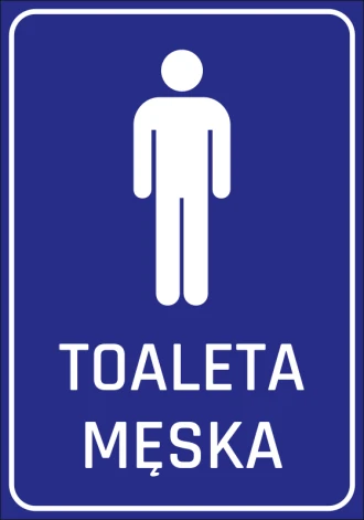 Information Sticker Toilet For Men N233
