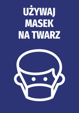 Information Sticker Use Face Masks