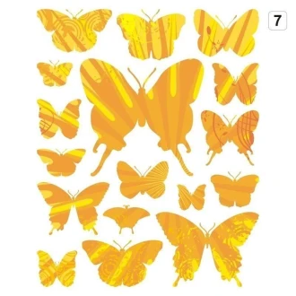 Sticker Butterfiles Set 1299