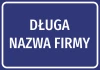 Information Sticker With The Name Of The Company