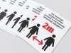 Information Sticker Keep A Distance Of 2M N478