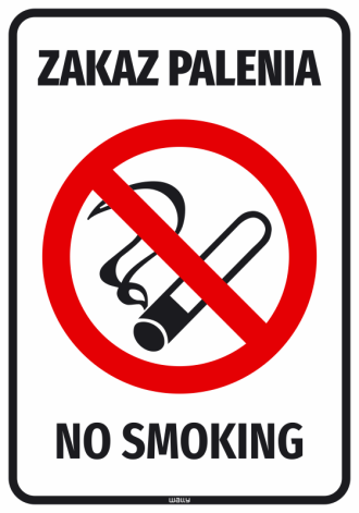 Prohibition sticker No smoking