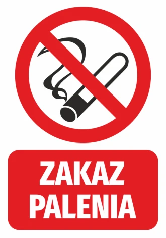 Information Sticker No Smoking