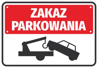 Information Sticker No Parking N038