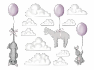 Wall Stickers Set Of Animals 2464