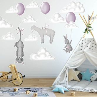 Wall stickers set of animals 2464