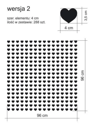 Heart Stickers Set 1982