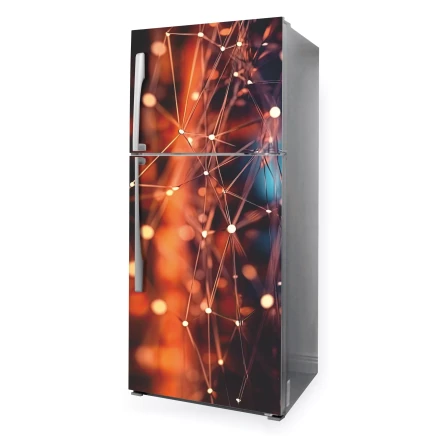 Fridge Wrap Abstract Neural Network P1125