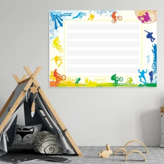 Stave Line Magnetic Whiteboard 017