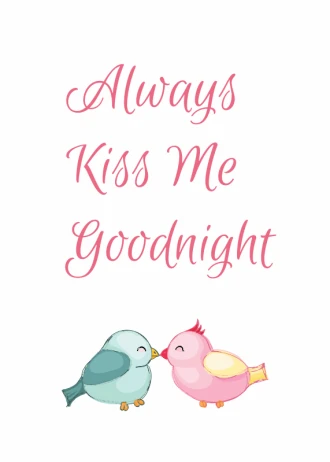 Poster Always Kiss Me Goodnight 136