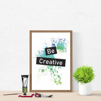 Poster Be creative 039