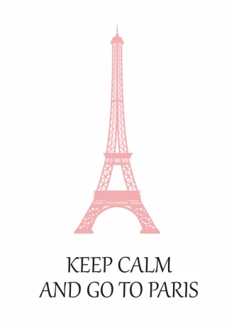 Poster Keep Calm And Go To Paris 155