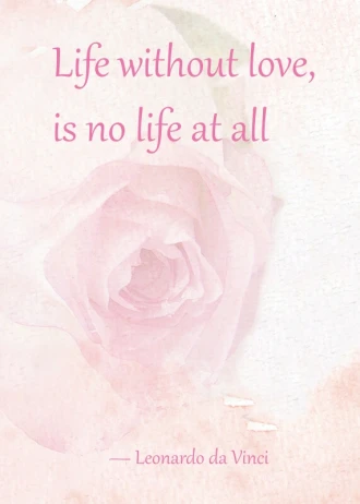 Poster Life Without Love Is No Life At All 134
