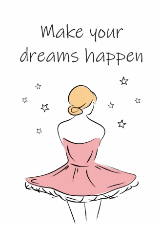 Poster Make Your Dreams Happen 211