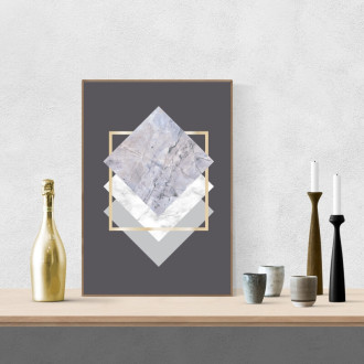 Poster Marble Squares 058