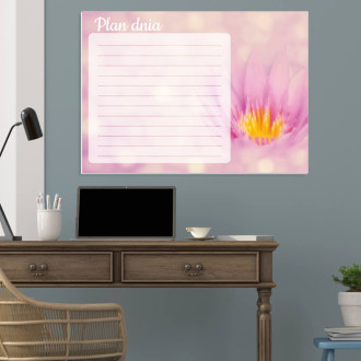 Dry erase board daily planner lotus 361