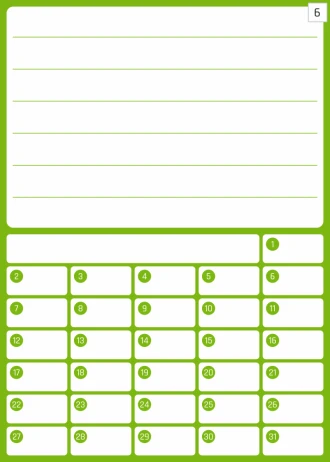 Dry-Erase Board Monthly Planner 372