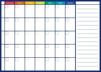 Dry-Wired planner Weekly Table 261