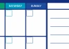 Dry Erase Weekly Planner English Version 389