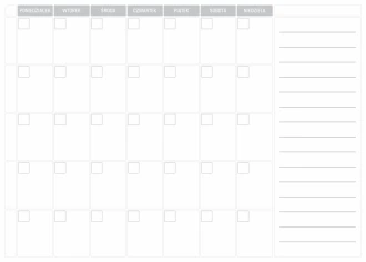 Planner Of The Week Dry-Erase Magnetic Whiteboard 323