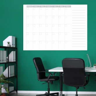 Planner Of The Week Dry-Erase Magnetic Whiteboard 323