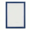 Blue A4 self-adhesive magnetic frame for direct writing with cutout - Graphic design. Simple and stylish.