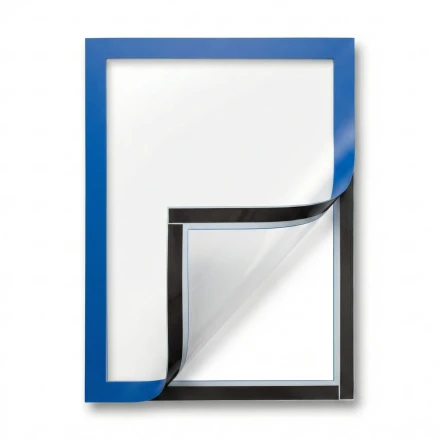 Self-adhesive A4 frame for double-sided document display