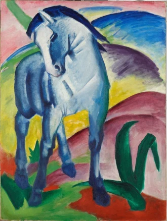 Reproduction Blue Horse I, Franz Marc