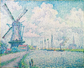 Reproduction Canal Of Overschie, Paul Signac
