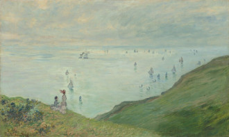 Reproduction Cliffs At Pourville, Claude Monet