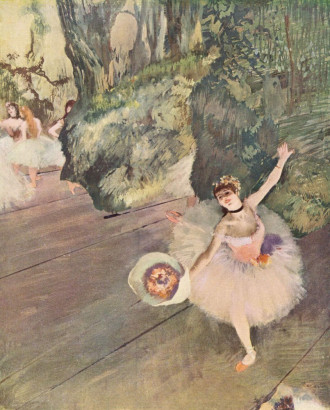 Reproduction Dancer Taking A Bow The Star, Edgar Degas