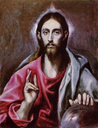 Reproduction Der Erloser Der Welt, El Greco