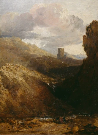Reproduction Dolbadarn Castle, William Turner