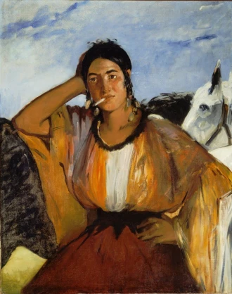 Reproduction Gypsy With A Cigarette, Edouard Manet