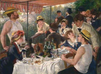 Reproduction Luncheon Of The Boating Party, Renoir Auguste