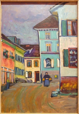 Reproduction Murnau, Top Of The Johannisstrasse, Wassily Kandinsky
