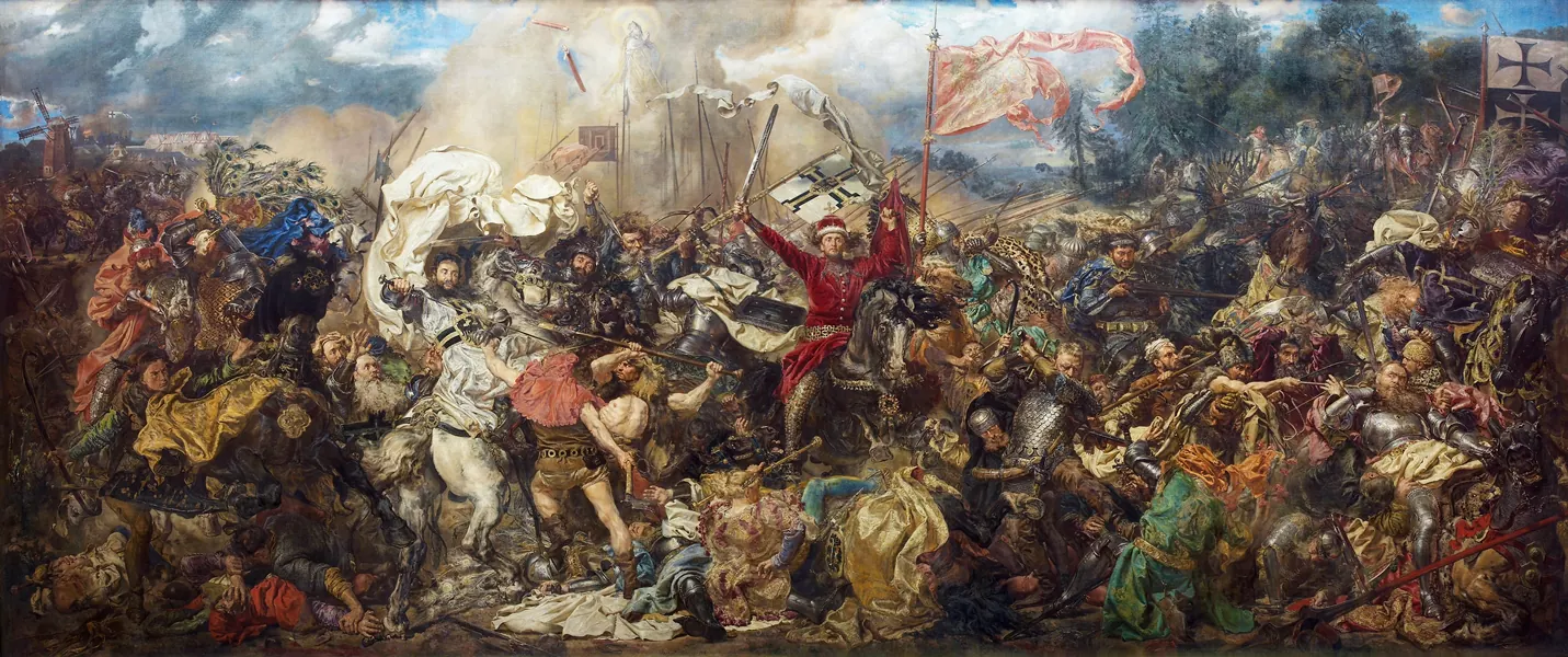 Reproduction Of The Painting Battle Of Grunwald Jan Matejko