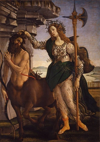 Reproduction Pallade E Il Centauro, Sandro Botticelli