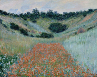 Reproduction Poppy Field In A Hollow Near Giverny, Claude Monet
