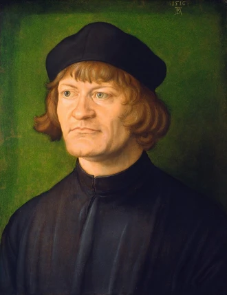 Reproduction Portrait Of A Clergyman, Albrecht Durer