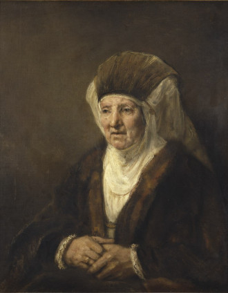 Reproduction Portrait Of An Old Woman, Rembrandt