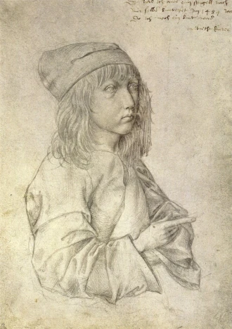Reproduction Self-Portrait At The Age Of Thirteen, Albrecht Durer