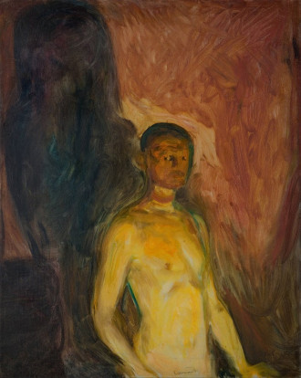Reproduction Self-Portrait In Hell, Edvard Munch