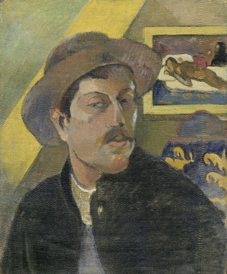 Reproduction Self-Portrait With A Hat, Gauguin Paul