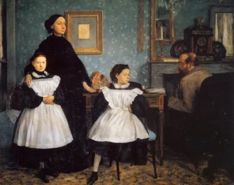 Reproduction The Belleli Family, Edgar Degas