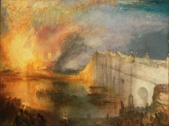 Reproduction The Burning Of The Houses Of Lords And Commons, William Turner