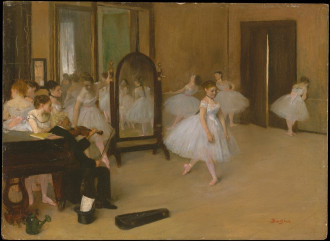 Reproduction The Dancing Class, Edgar Degas