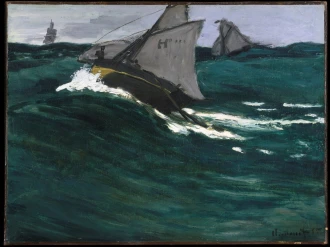 Reproduction The Green Wave, Claude Monet